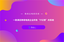 数商云跨境电商系统丨一款满足跨境企业所有“IT幻想”的系统